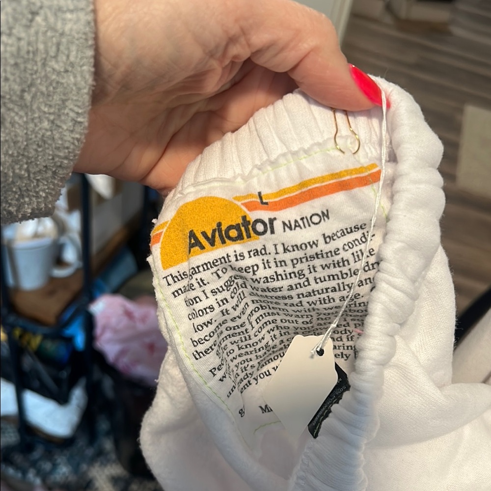 Aviator Nation Smiley Sunset Sweatpants Size -Large - Picture 7 of 9